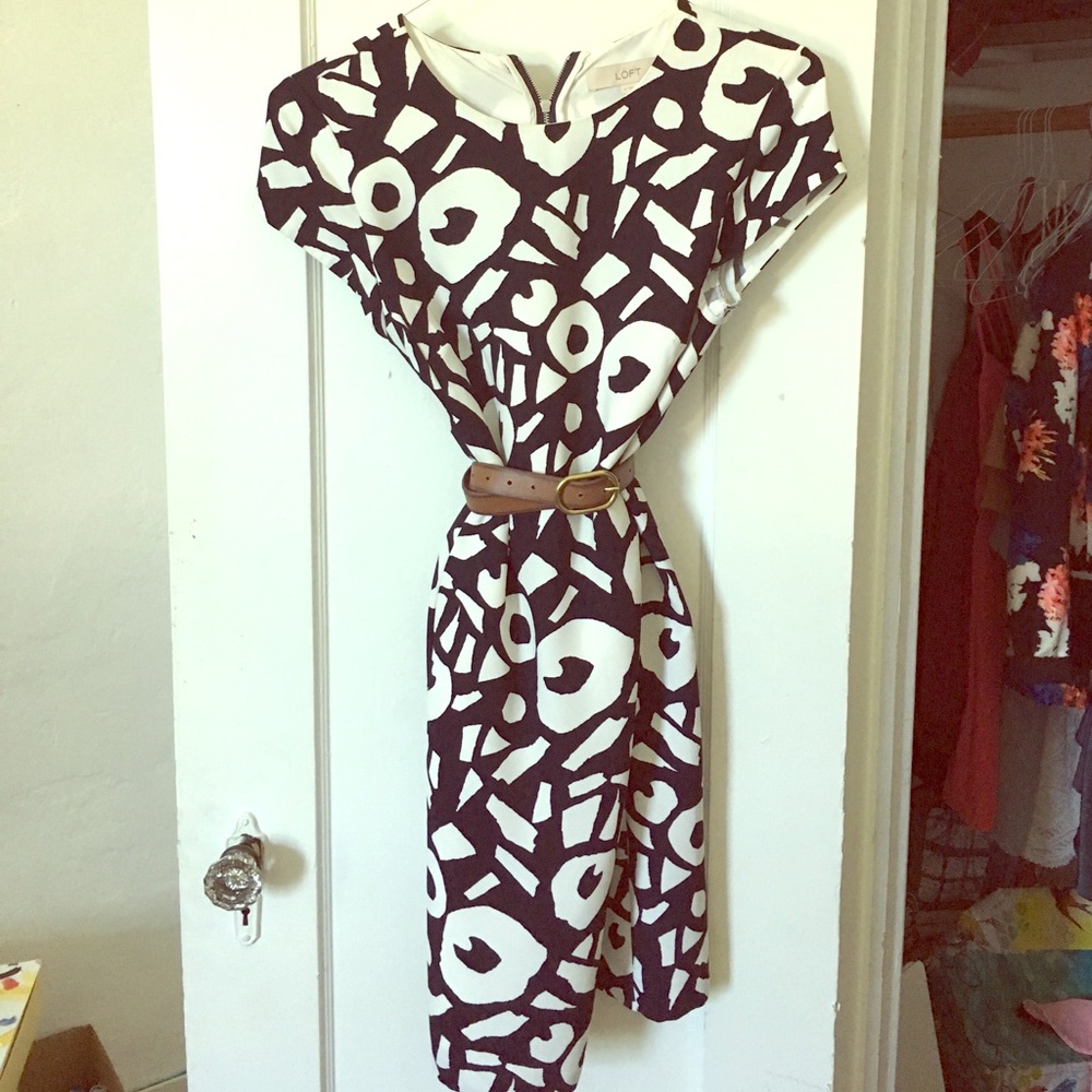 Ann Taylor Loft patterned dress